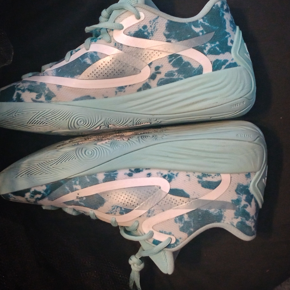 Women's Puma La FranceBlue Tie-Dye Athletic Shoes